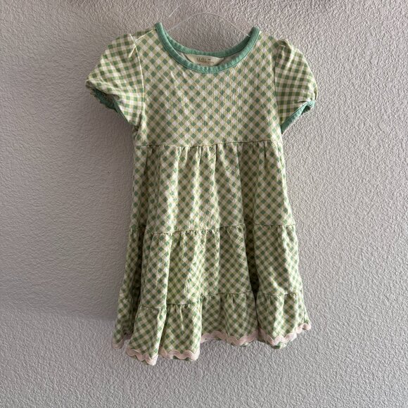 Matilda Jane Green Checkered dress - Picture 1 of 6